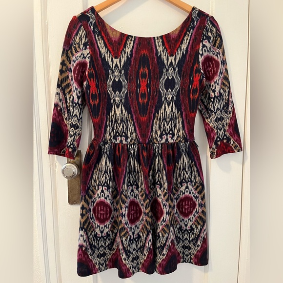 Artsy Print Dress - Picture 1 of 2